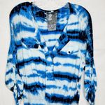 Young Fabulous and Broke Malik Romper Blue Tie-Dye Women's Size Small Stretch Photo 1