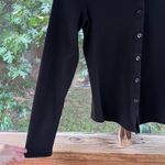 Prairie Underground Women's Black Long Sleeve Button Front Top Size L Size L Photo 2