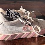 Off-White  White Low-Top Vulcanized Sneakers Pink Canvas Photo 0
