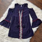 Xhilaration Cold Shoulder Bell Sleeve Mini Dress Photo 0