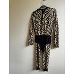 Women Sexy Sheer Long Sleeve Bodysuit Top + Pants Tracksuits Made In USA Sz S Photo 1