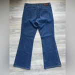Ralph Lauren Lauren True Blue Denim Modern Flare Jeans Size 12 Casual Classic Photo 1