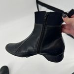 Wolky short black side zip short booties round toe warm winter size 38 / US 7 Photo 2