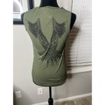 Haute Hippie Tank Top Womens XS Black Angel Wing Muscle Tank Photo 9