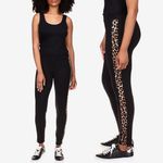 Michael Kors Petite Cheetah Stripe Leggings Cheetah Size XS New w/Tag Retail $98 Photo 1