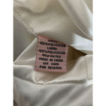 Womans Philip DeCaprio White With Gold Stripe Halter Fit N Flare Midi Dress 4 Photo 3