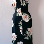 Topshop | Strappy Back Floral Black Jumpsuit Photo 0