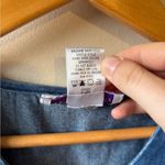 Susan Graver Vintage lightweight denim jacket with floral details Photo 6