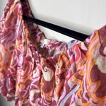 ALC Frank NEW NWT A.L.C. Katherine Printed Off-The-Shoulder Crop‎ Top Medium Linen Resort Photo 5