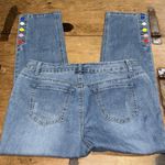 Baccini Woman’s  SLIM STRAIGHT ANKLE JEANS WITH BUTTONS AT ANKLE SIZE 10 Photo 4