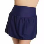 Raisin's  Bravo Tummy-Control Swim Skirt Built in Brief Navy Blue 20W Photo 1