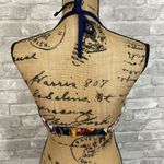 Kona Sol  Black Floral Bikini Top Photo 2