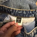 SheIn  Tapered Leg Denim Jeans Women's Medium Blue Whisker High Rise Distressed Photo 10