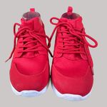 Just Be Women's Casual Fashion Sneakers White Soles Laces Red Size 7 Photo 4