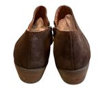 Lucky Brand Ferryn Bracken Aurora Brown Metallic Waxed Suede Ankle Bootie, Sz 6 Photo 8