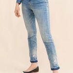 Anthropologie Pilcro High Rise Distressed Raw Hem Cigarette Jeans Photo 0