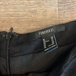 Forever 21  Black Mini Skirt with Pattern Photo 4