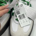 Adidas Sambae W 'White Green Gum' Casual Platform Shoes / IE9105 / Women's 9 Photo 5