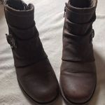 Earth Origins  Brown Buckle Ankle Boots Photo 4