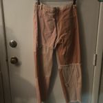 SheIn  70s Style Pink Patchwork Deconstructed Jean M Boho Festval Hippie Rainbow Photo 2