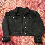 John Galt Black Jean Jacket Photo 1