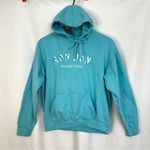 Pacific & Co Hoodie Sweatshirt Embroidered Ron Jon Grand Turk Womens Medium Blue Photo 0