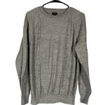 J.Crew Gray Long Sleeve Cotton Crew Neck Pullover Sweatshirt Women Sz M Photo 0