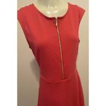 NWT! # 15 Women's Pink Knit Skater Dress by NY&Co., Sz Small, Front Zip Photo 1
