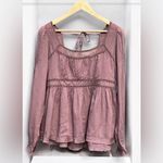 Free People  Strangers In Love Top in the color Dune NWT Photo 1