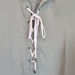 Rails  Rocky Lace Up Linen Blend Short Sleeve Size Small Photo 4