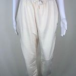 We Wore What  Solid Sweat Pants in Off White (L) Photo 0