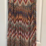 Nina Leonard Lennie for  3X Multicolor Chevron Maxi Dress Photo 0