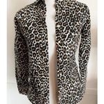 J.Crew • Leopard Print Linen Blend Perfect Shirt Photo 1