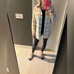 NEW Oversized Shacket/Shirt Jacket/Coat, NWT, Small White Photo 1