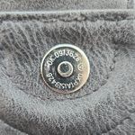 Leather Silver Ring Crossbody Bag Black Photo 1