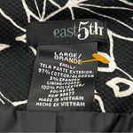 East 5th Y2K Cropped Open Blazer Bold Floral Print Black White L Photo 2