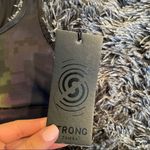 NWT Zumba Reflective High Neck Scoop Bra Black Black Size XS Photo 5