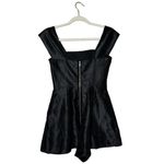 Keepsake Confession Romper Size Small Black Square Neck Off the Shoulder Photo 5