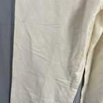 Ralph Lauren Purple Label Jamie Pants Cream Linen Silk Shimmer Wide Leg Approx 8 White Photo 4