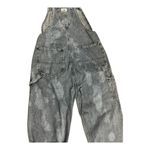 Lee Vintage  Dungarees Rivited Denim Blue Bib Overalls Size L Carpenter Patchwork Photo 12