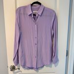 Equipment  Silk Lavender Long Sleeve Button Down Blouse | Size S Photo 1