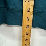 Soft Surroundings Teal Blue Snap Henley Tunic Top Long Sleeve Sweater Womens M Photo 8