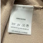 Aya Muse Tipo Mini Dress Women's Small Beige Cowl Neck Open Back Halter $650 Tan Photo 5