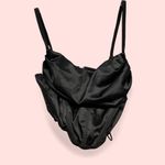 Urban Outfitters UO black silky cowl neck corset slinky crop top whimsigoth fairy Photo 1