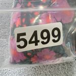 Socialite ‎ Black Floral Cutout Midi Dress MP Medium Petite Ruched Bust Cotton Photo 10