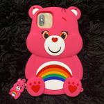 iPhone 11 Pro Max Pink Rainbow Bear Soft 3d Case Photo 0