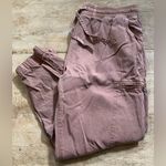 Aerie Women’s Sz L Terra Cotta Essential Cargo Joggers Photo 2