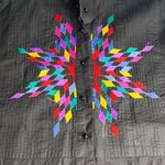 Vintage 90’s Southwest Canyon Black Shirt with Western Embroidery Size M Photo 2