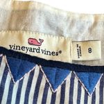 Vineyard Vines Blue White Stripe Shift Dress Sleeveless 100% Cotton Size 8 Women Photo 10