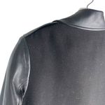 Nour Hammour Shearling Leather Studded Long Jacket Coat Black Size 36/ XS Photo 10